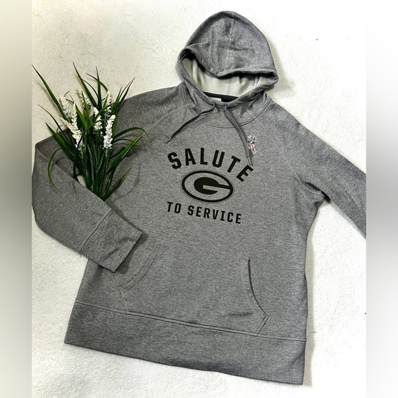 Nike Green Bay Packers Salute to Service Hooded Sweatshirt - Large - Picture 1 of 13